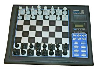 Saitek Kasparov Aragon Talking Electronic Chess Game Computer K14v Voice Complet