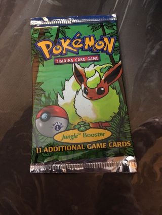 1st Edition Jungle Booster Pack Vintage Pokemon Flareon