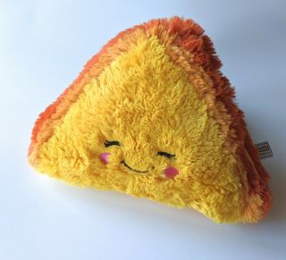 Squishable Smiling Grilled Cheese Plush Stuffie 12 " X 8 " Nursery Kids Decor
