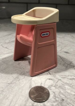 Vintage 90’s Little Tikes Dollhouse High Chair Furniture Toy