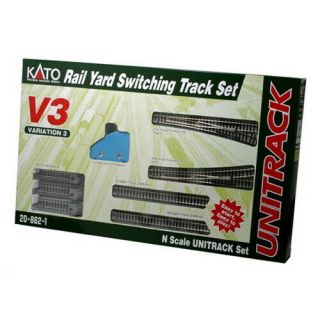 Kato 20 - 8621 V3 Rail Yard Switch Trackset Ex/box