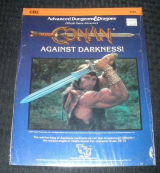 1984 Conan Against Darkness Tsr 9124 Dungeons & Dragons Ad&d