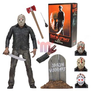 Neca Friday The 13th Jason Voorhees Ultimate Part 5 7 " Action Figure 1:12 Nib