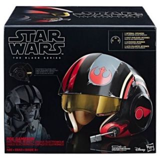 Star Wars The Black Series Poe Dameron Electronic X - Wing Pilot Helmet