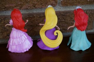 FIGURE Disney Princess Rapunzel Ariel Magic Clip Doll Dresses Polly Pocket Toys 2