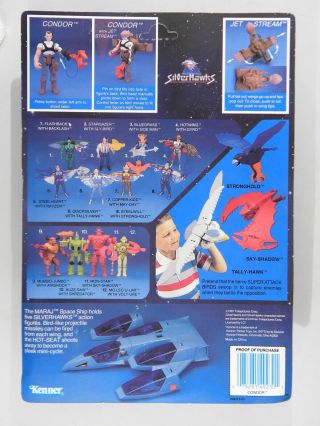 Kenner Silver Hawks MOSC Silverhawks Condor with Jet Stream creased 2