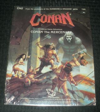 1985 Conan The Mercenary Tsr 7402 Dungeons & Dragons Ad&d