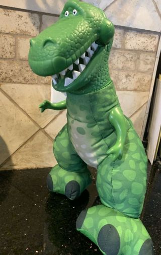 Disney Toy Story Big Roaring Rex 15” Plush Dino Fisher Price Disney Pixar