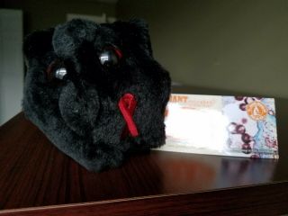 Giant Microbes Plush Hiv Aids Awareness Black Red Ribbon W/ Tag Stuffed Virus