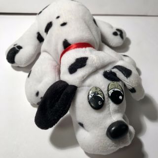 Dalmation Baby Pound Puppy Plush Stuffed Animal Dog Black White 1980’s Vintage