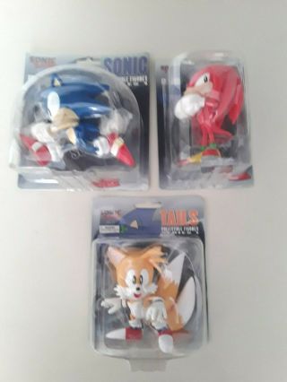 First 4 Figures Series 1 Sonic The Hedgehog Collectible Figure Set Of 3