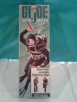 1964 Vintage Gijoe Gi Joe Triple Tm Sailor With Paper Work And Rubber Boots