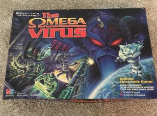 The Omega Virus Electronic Talking Adventure Board Game Milton Bradley 1992