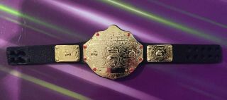 Wwe Mattel Elite World Championship Title Belt For Figures Nxt 67 68 66 69 Wcw 1