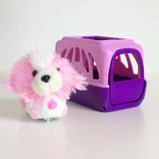 Zhu Zhu Pet Blush And Pet Carrier Purple & Pink
