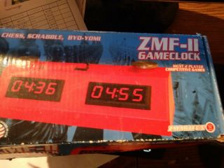 ZMF - II Digital Chess Clock (Black,  white digits) (org.  $60.  00) 2