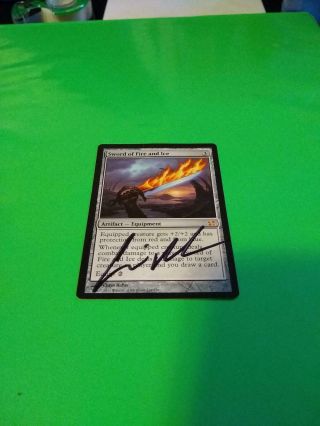 Sword Of Fire And Ice Modern Masters Signed By Artist