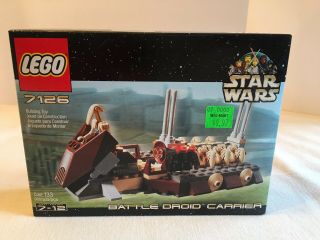 Lego Star Wars 7126 Battle Droid Carrier - Rare Sealed/unopened