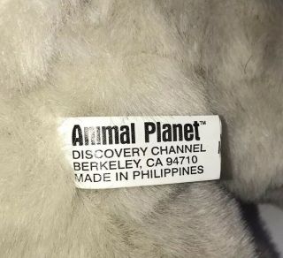 Animal Planet Discovery Channel 17” Standing Polar Bear Plush Stuffed Animal 3