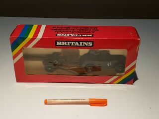 Britains Boxed Army Group 9788 Kubelwagen & German Field Gun dated 1976 5
