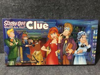Hasbro/usaopoly 1999 Scooby Doo Where Are You? Clue Board Game Htf