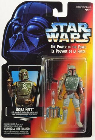 Star Wars Boba Fett Figure Potf2 Full Circle Variant Canada With Protech