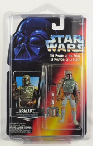 Star Wars Boba Fett Figure POTF2 Full Circle Variant Canada With PROTECH 2