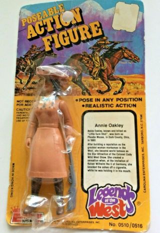 Poseable Action Figure: Annia Oakley Legends Of The West / Empire 4 " Scale