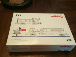 Marklin 4580 Ho Scale Texas Freight Car Set Ln/box
