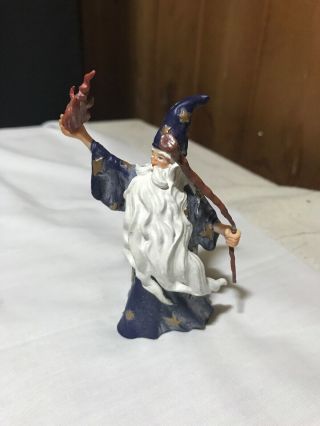 Papo Medieval Arthurian Legend Wizard Merlin The Magician 3.  5 " Figurine 1999