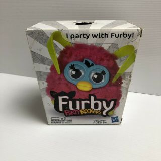 Furby Party Rockers Creature - Pink Yellow Blue.  Post