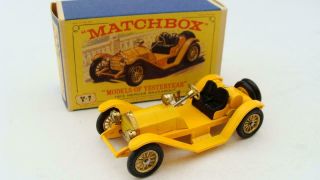 Matchbox Models Of Yesteryear Y - 7 1913 Mercer Raceabout 35j Moy 7 Car Mib Uk