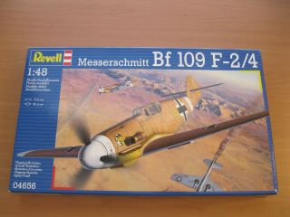 Revell 1/48 Messerschmitt Bf 109 F - 2/4 04656 Plastic Model Kit
