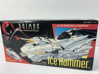 Batman The Animated Series Ice Hammer Vehicle Kenner 1994 Vintage
