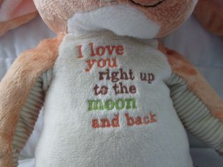 Guess How Much I Love You To The Moon and Back Plush Bunny Rabbit 14 