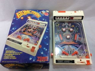 Vintage 1979 Electronic Atomic Arcade Pinball By Tomy – Parts