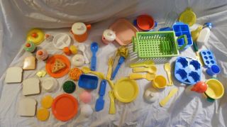 57 Piece Plastic Kitchen Toys For Child’s Home Living Pretend Play
