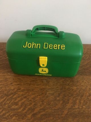 Vintage Ertl John Deere Kids Tool Box With 3 Tools