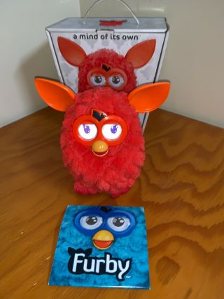 Hasbro Furby Connect Friend,  Red,  And Box