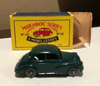 Vintage Moko Lesney Matchbox No.  46 Morris 1000 With Box