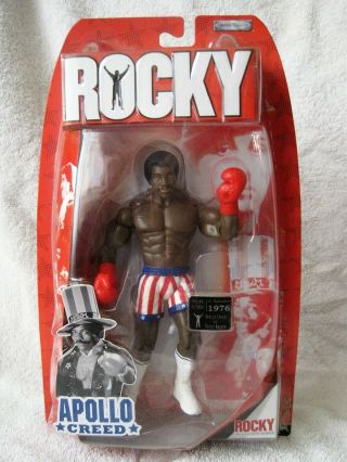 Moc - Rocky 1 - Apollo Creed - Jakks Pacific 2006 - Action Figure - Great Gift