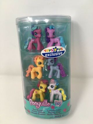 My Little Pony Ponyville 6 Pack Mlp 2 " Figures Tru Exclusive Bay Breeze 2006
