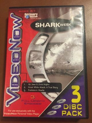 Videonow: Discovery Channel: Shark Week Disc Pack [2 Disc Dvd - Rom Set,  2003]