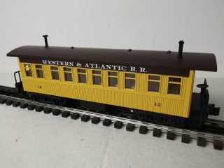 Rail King W.  A.  R.  R.  Overton Passenger Cars - set of 3 Numbers 12 16 8 3