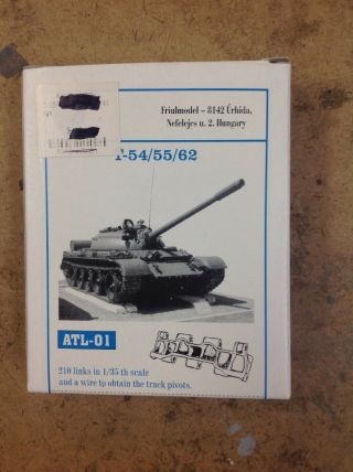 Khs - 1/35 Friulmodel Item Atl - 01 Tracks For T - 54/55/62 Tank 210 Links & Wire