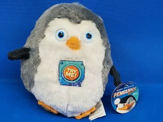 Rare Dreamworks Penguins Of Madagascar Talking Baby Private Plush With Tags