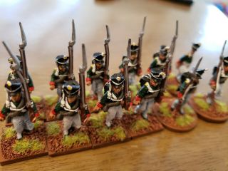 28mm Superbly Painted Russian Napoleonic line infantry metal 12 figs 4