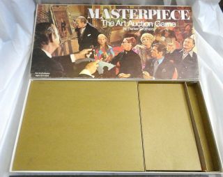 Masterpiece The Art Game,  by Parker Bros.  Complete Game,  1970 4