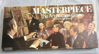 Masterpiece The Art Game,  by Parker Bros.  Complete Game,  1970 8