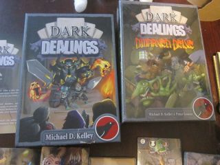Dark Dealings Board Game From Kickstarter Complete With All Expansions